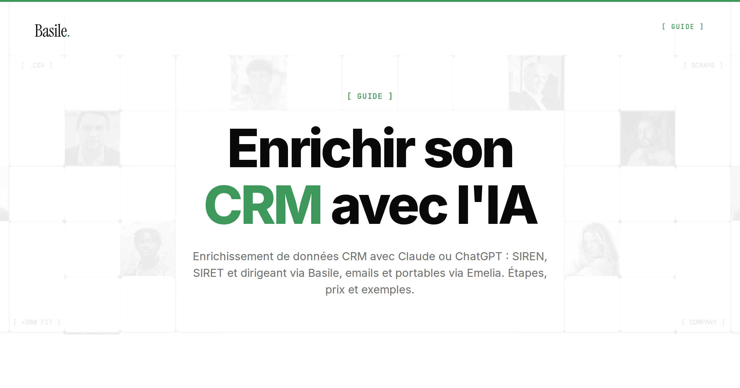 Enrichissement de données CRM avec Claude ou ChatGPT