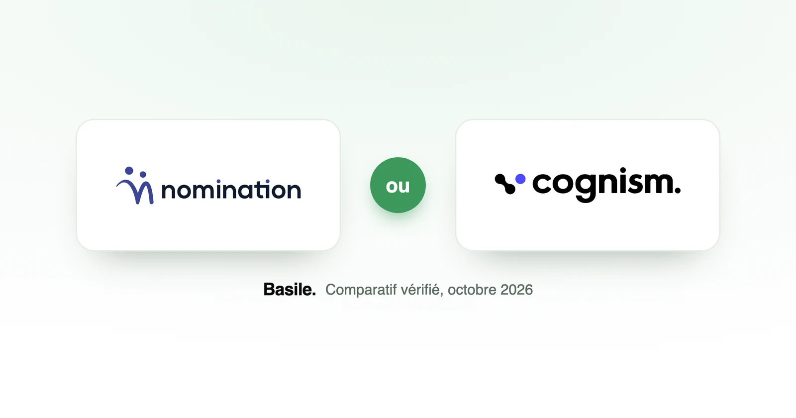 Nomination ou Cognism, les deux logos face à face